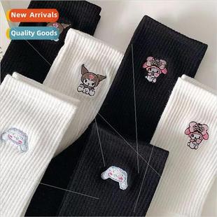 socks womens couple and cut ins Autumn calf Spring mid