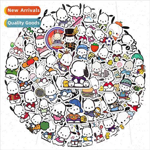 50 Pacha Dog Doodle Stickers Bicycle Computer Laptop Helmet