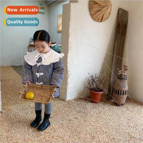 2022 winter new cotton-padded jacket girls cotton dress 适用