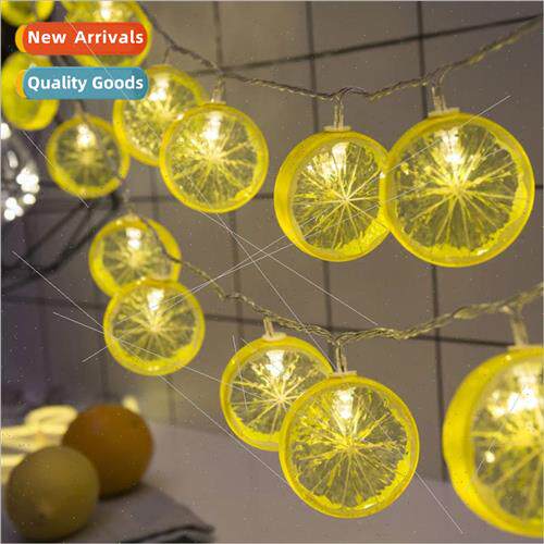 Lemon slice light string led colorful lights flashing lights
