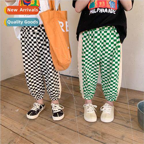 Childrens pants 2023 season new Korean  of the boys and girl