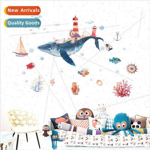 HM92020 underwater world childrens room bedroom cabinet clos