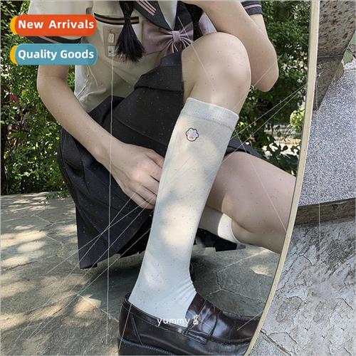 jk socks calf socks cotton cat paw embroidery white socks mi