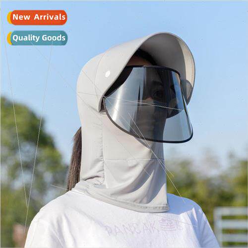 Shade sun hat female outdoor cycling face veil full face coo
