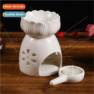 Ceramic incense burner indoor candle aromatherapy lamp retro