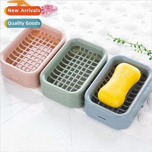 Creative large soap box thickened double plastic draining so