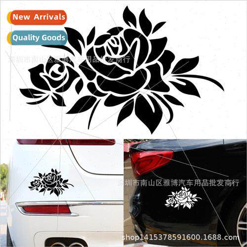 D-1598 Pretty Petal Green Leaf Car Stickers Decorative de Do