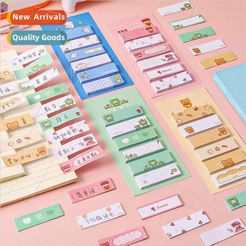 Cartoon ins sticky notes students multifunctional marking cl