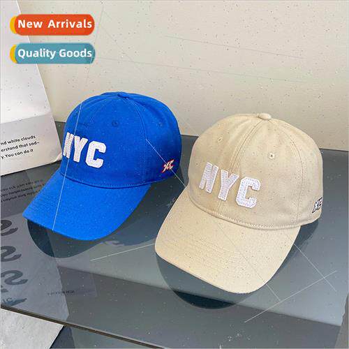 ins new soft top show face small duck tongue cap female Kore