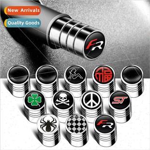 valve tire cap cover Car air logo