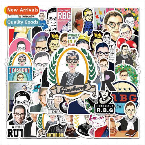 51 female Justice Ginsburg doodle luggage skateboard tablet