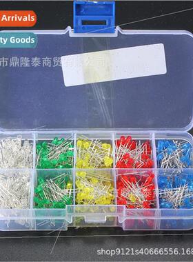 500pcs/ 5 colors F3 3MM Round LED Assortment Kit Super Brigh