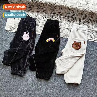 pants girls fall childrens casual Childrens sports clothing