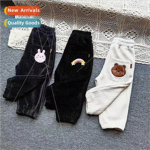 Childrens clothing girls pants fall childrens sports casual