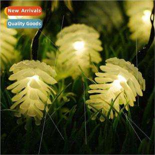 ghts String Outdoor Solar Patio USB Pinecone Box LED Battery