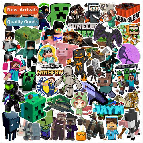 100 My World Minecraft Doodle Stickers Toy Stickers Stereo S