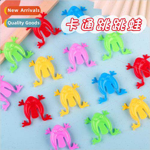 Plastic bouncing frog jumping frog children educational toys