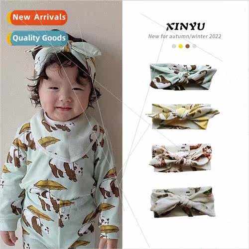 Baby hair bands hair accessories ins wind fontanel protectio
