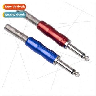 DIY soldered 6.35mm ckel electric assembly mono guita plated