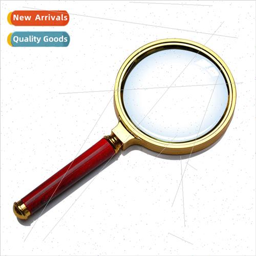 Magnifying glass HD 5-10 elderly reading handheld jewelry ja
