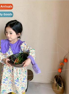 Korean childrens clothing 2022 spring childrens dress doll c