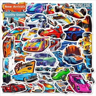 Car Stickers Repeat Funny Superca Not Racing Cartoon Kids