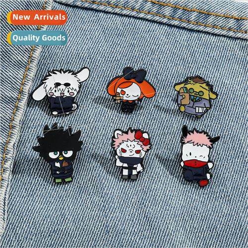 Sanrio metal cartoon creative personality spell back to war