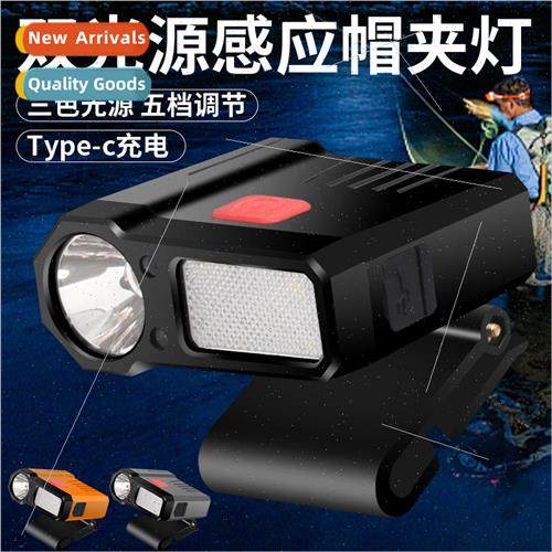 Dual ght Source Fishing Sensor Headlamp ght Fishing Recharge图片