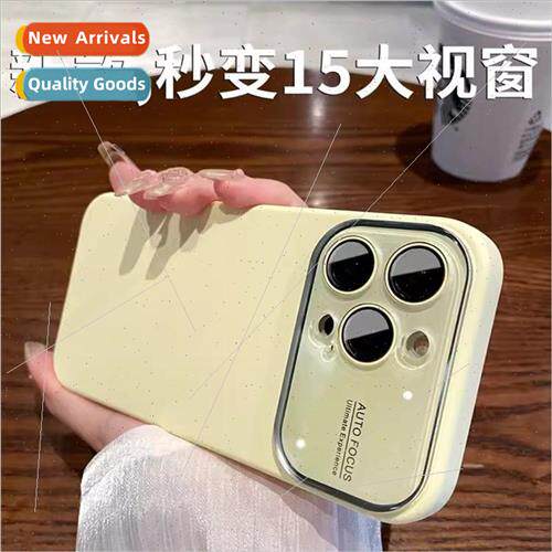 Liquid Silicone Large Window Case 适用 Apple 15 with Lens Fi
