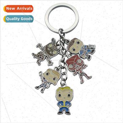 Anime pendant Radiant Vault boy Hop metal drip doll keychain