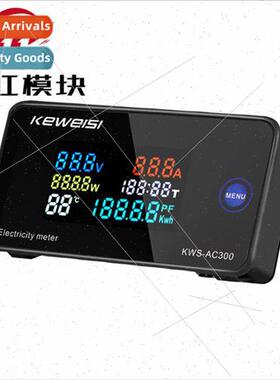 AC Voltmeter 100A Ammeter AC Power Meter 50-300V Digital Vol