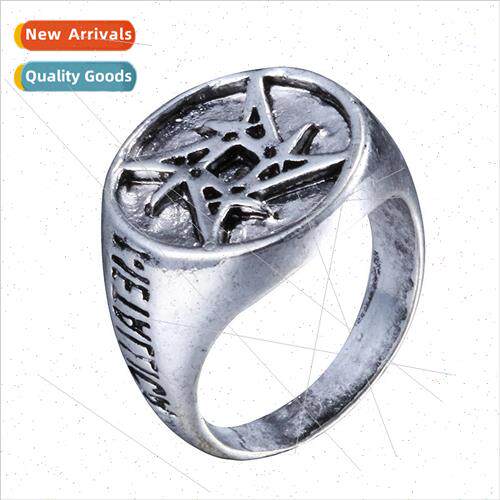 Heavy metal metallica band rock ring ring hipster men antiqu