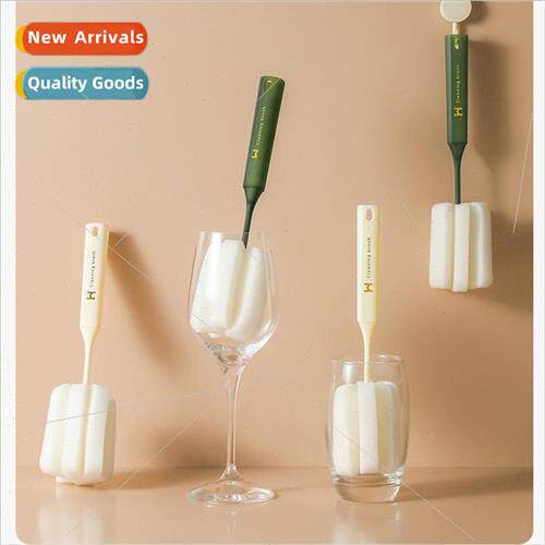 Cup brush long handle without dead angle household nano spon