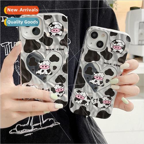 Cartoon cute cow 适用 Apple 14ProMax phone case iPhone12Pro/