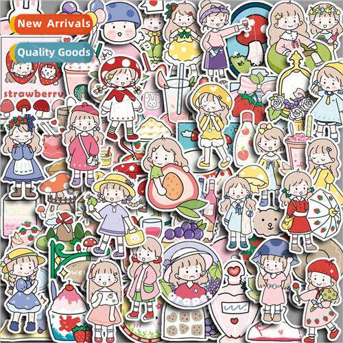 Peachy 80 ins  high value handbook stickers waterproof cute