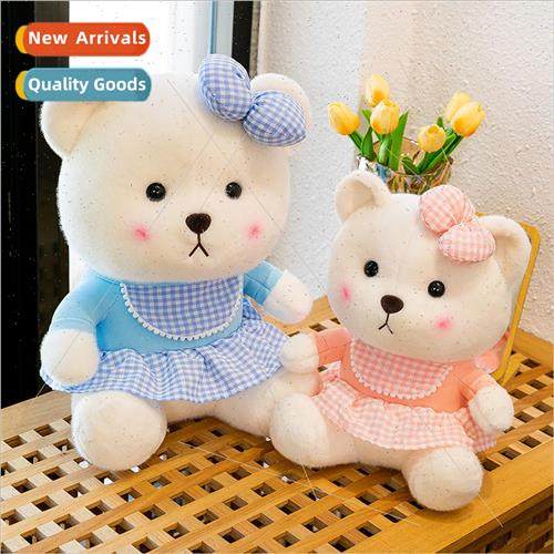 couple dress Lena bear doll cute bear plush toy rag doll eve