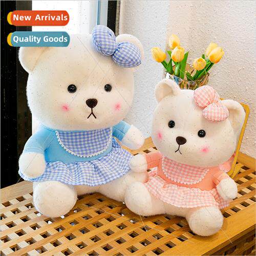 couple dress Lena bear doll cute bear plush toy rag doll eve