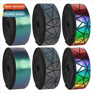 Road Bicycle Dazzle Colorful Handlebar Strap Tie Down Shock