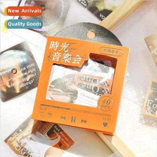 Pack Time Song Large Romantic Sticker terary PET Concert