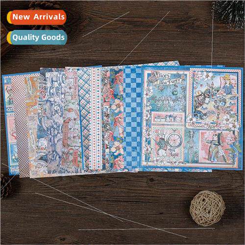 15 Alices afternoon tea material paper vintage  handbook sti