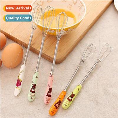 Stainless Steel Whisk Manual Whipping Creamer Egg Whisk Egg