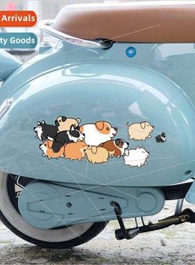 Motorcycle helmet stickers pet puppy car stickers Maverick e