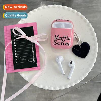 Niche ins pink English 1/2 generation headphone case 适用 Ai