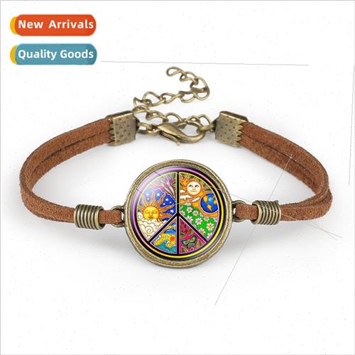 Korea Velvet Bracelet Peace Mark Symbol  Korean Hundred Hand