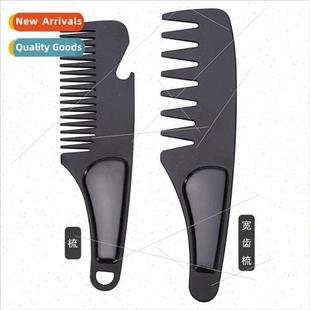 Steel Beard Wide Mini Tooth Head Stainless Oil Portable Comb