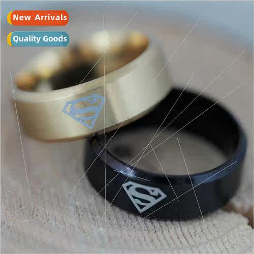 movie  superman superman stainless steel ring jewelry ring