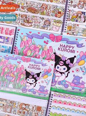 A5A4 cute cartoon double-sided coil release paper book goo c