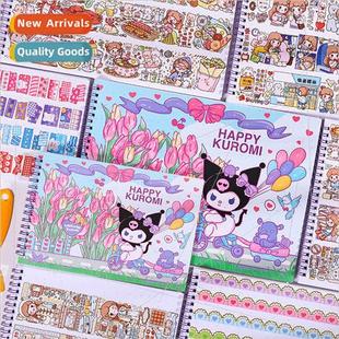 A5A4 cute cartoon double-sided coil release paper book goo c
