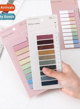 Morandi Color Index Sticky Notes Small Fresh Classification