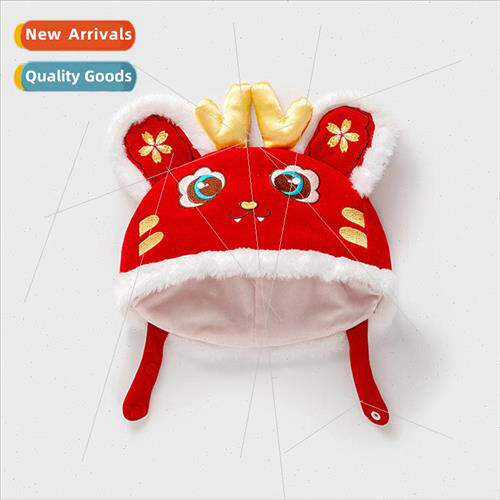 Baby dragon horn hat winter New Years Eve clothes 适用 men a